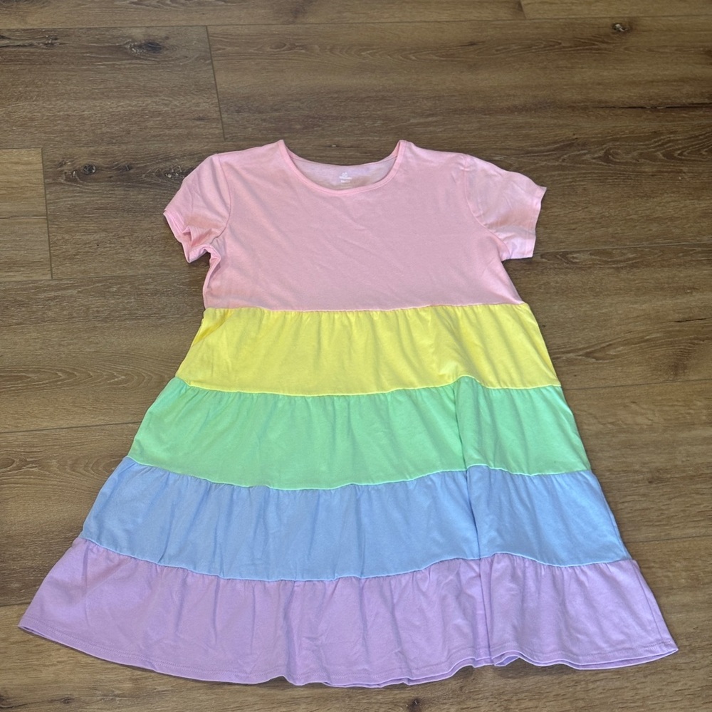 Celebrate It Pastel Rainbow Kids Dress